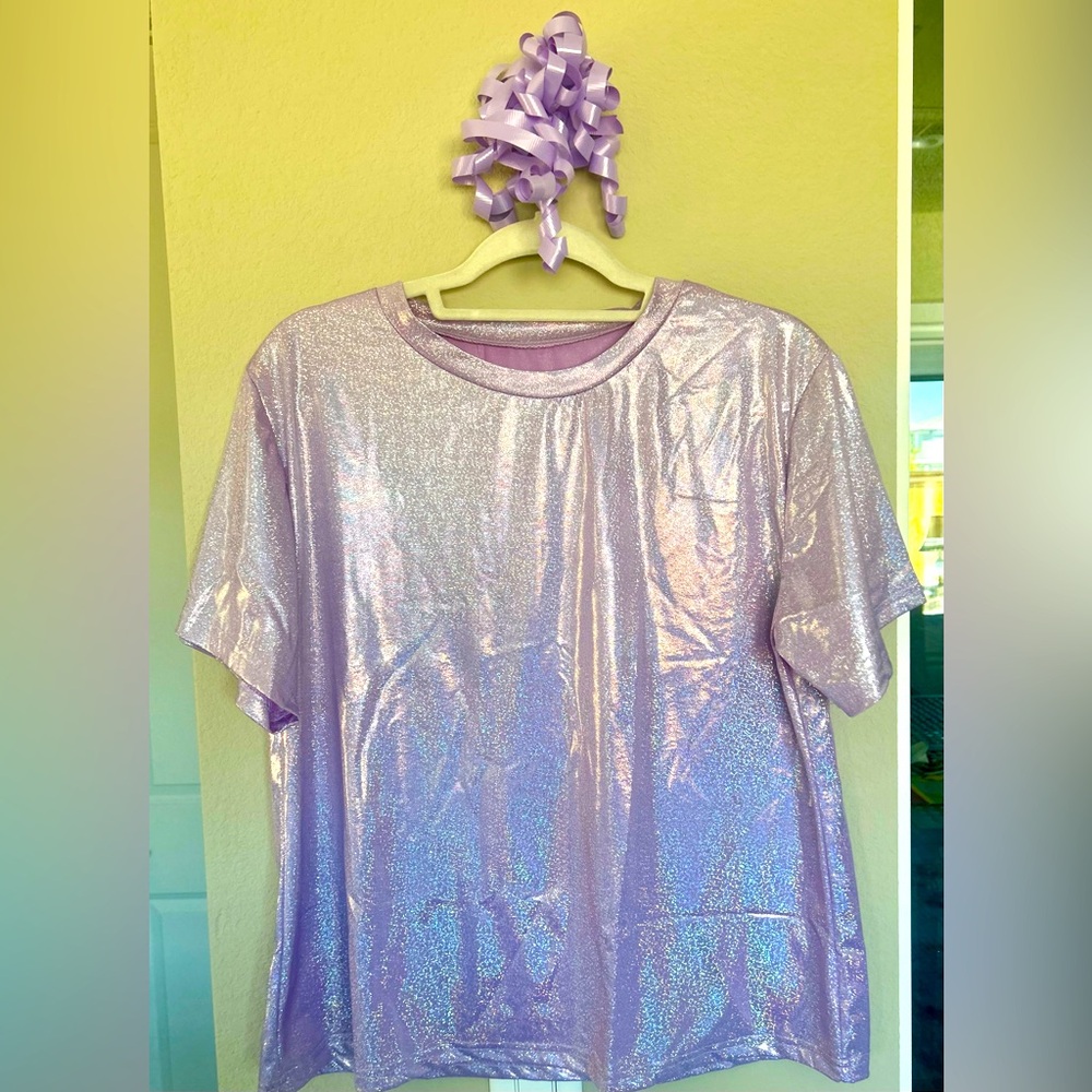 NWOT - Shimmering Purple Top